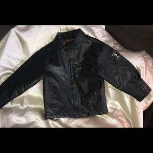 Leather Bomber Jacket